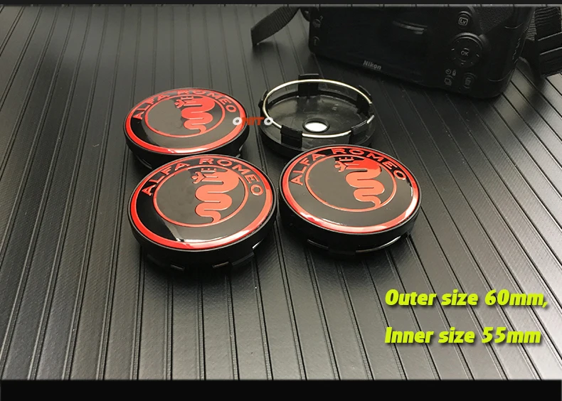 Good Quality 4pcs/20pcs/100pcs Car Styling Wheel Center Cap Rim Covers 60mm 2.36inch 6cm For Mito 147 156 159 166 GT | Автомобили и