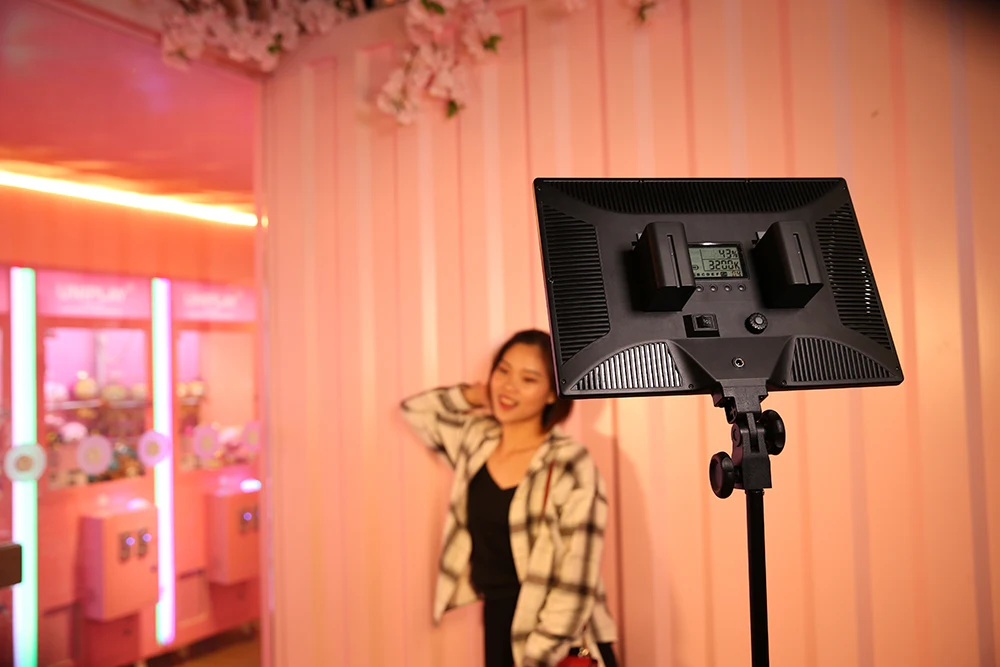 PixeL P50 двухцветный 3200 k 5600 45W светодиодный видео свет ЖК дисплей DSLR студия для Canon