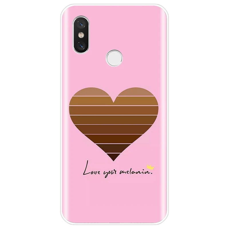 Мягкий силиконовый чехол для телефона Melanin Poppin Aba из ТПУ Для xiaomi 4 4S 5 5C 5S PLUS 6 6X 8 Pro