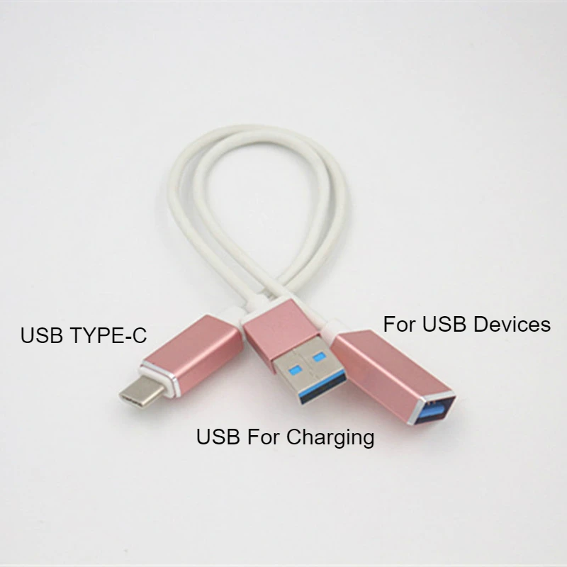 OTG адаптер USB type C Кабель зарядный преобразователь данных для huawei samsung Xiaomi Мышь