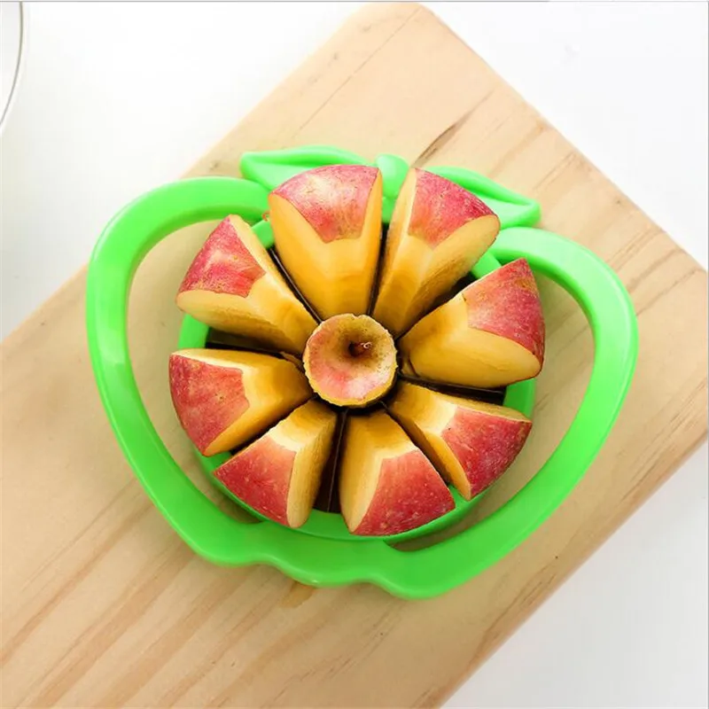 1Pcs Apple Slicer Cutter With Handle Pear Fruit Divider Shredders Tool Comfort Kitchen Peeler Fast Shipping Household | Дом и сад