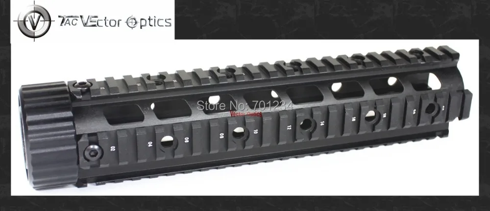 Векторная оптика Handguard средней длины RAS Free Float Picatinny Quad Rail Mount System Middle fit Colt Bushmaster