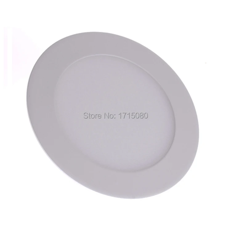 10 шт./лот ультратонкая светодиодная панель 12 Вт круглый светодиодный