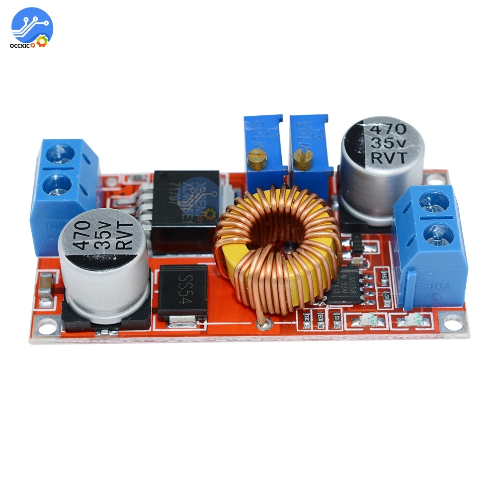 2 шт. XL4015 5A DC В CC CV литиевая батарея понижающая плата для зарядки светодиодный