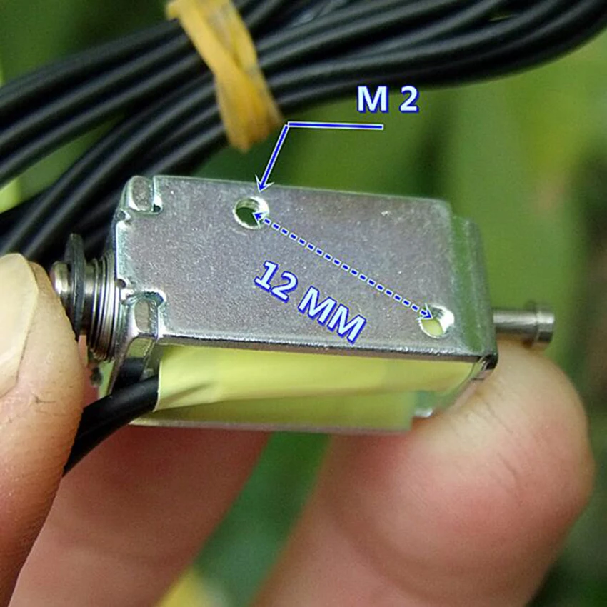 1 шт типа через ударного двухтактный DC12V прямое действие Электромагнит Магнитные