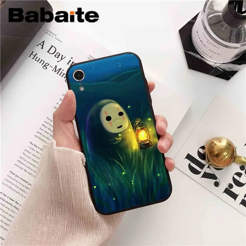 Babaite МИЛЫЙ Тоторо Унесенные призраками аниме Ghibli Миядзаки PhoneCase для iPhone8 7 6 6S 6plus 5 5S SE XR X XS MAX 11 11pro 11promax