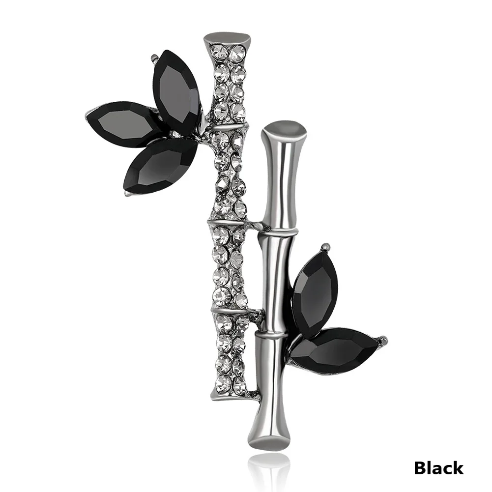 Модные кристально зеленые натуральные Броши с растениями заколка для ювелирных