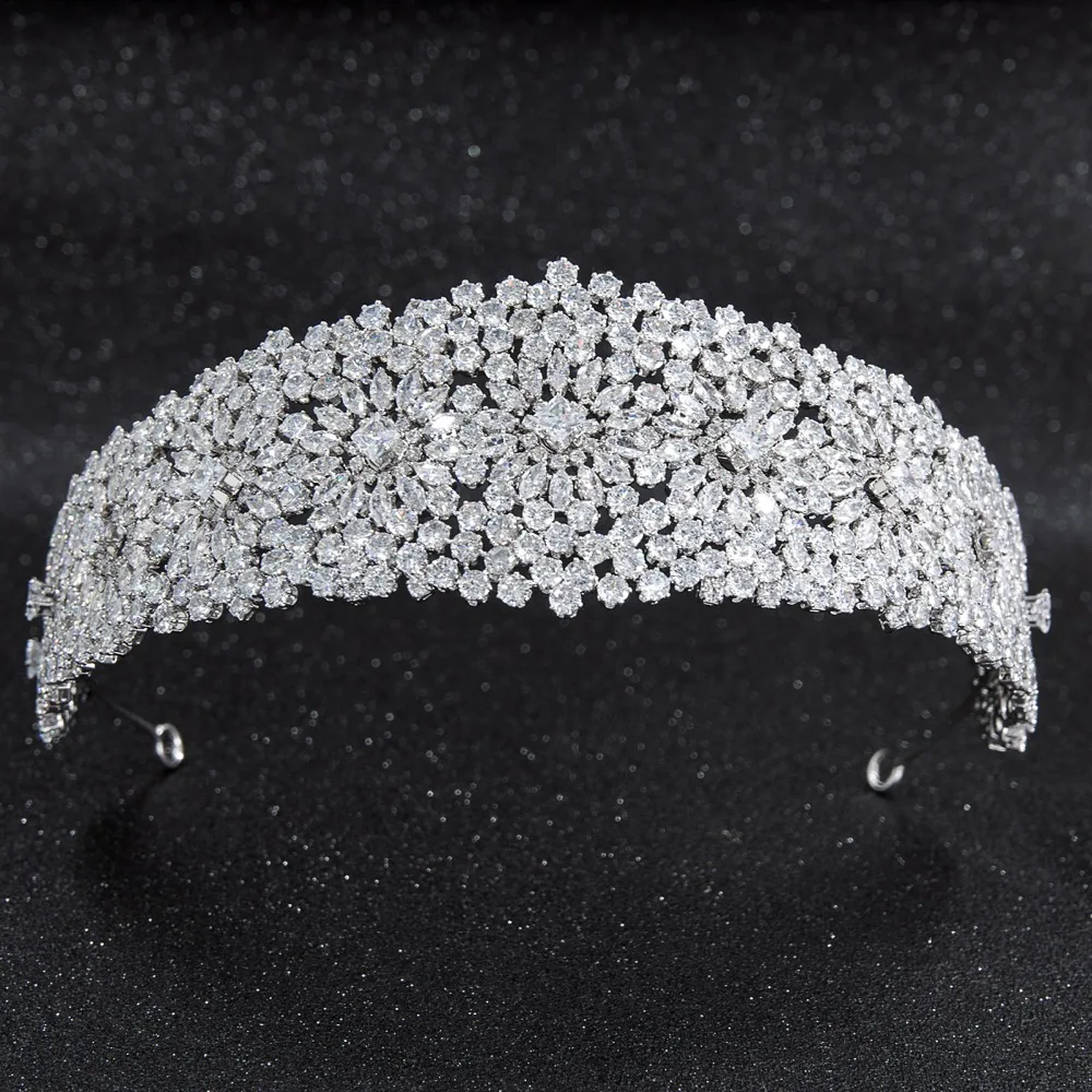 

2019 New Crystal Cubic Zirconia Bridal Wedding Soft Headband Hairband Tiara Hair Jewelry Accessories Hairpieces CHA10024