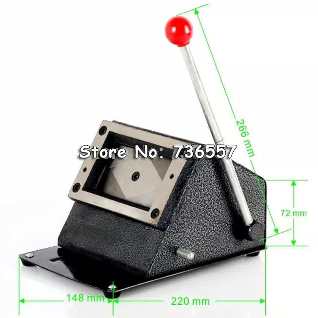 Новинка 90x54 мм карточка для резки бумаги под прямым углом ручной инструмент