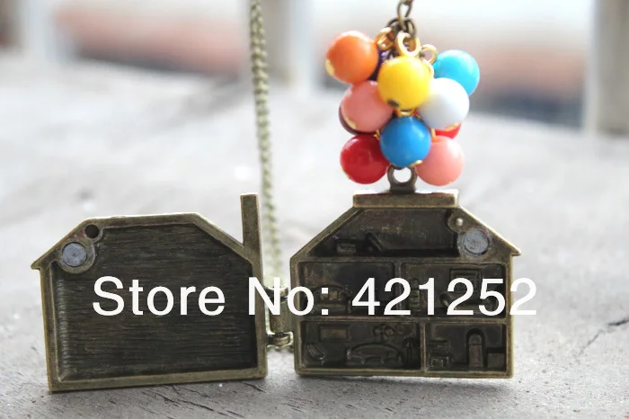 6 шт ожерелье из бисера Летающий дом Летающие мечты до фильма медальон Necklac |