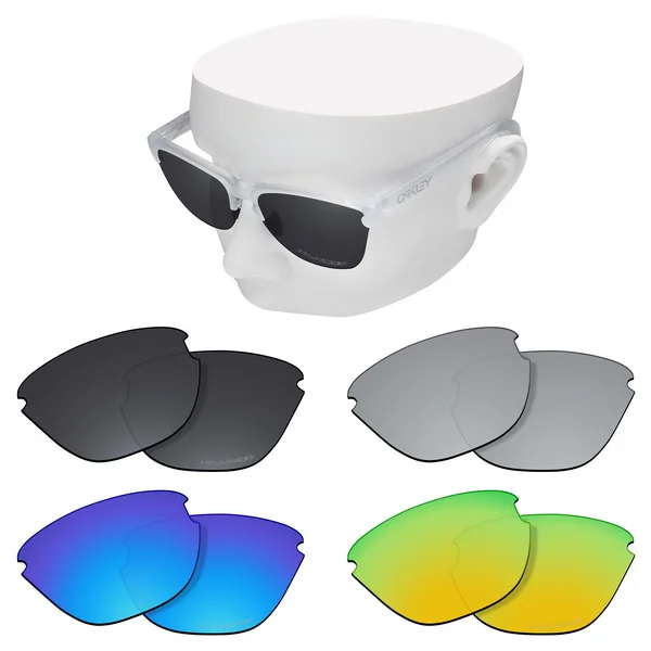 4 Pairs OOWLIT Анти-Царапины Сменные линзы для-солнцезащитные очки Oakley Frogskins Lite OO9374 травления поляризованных солнцезащитных очков - Цвет линз: 4 Pairs