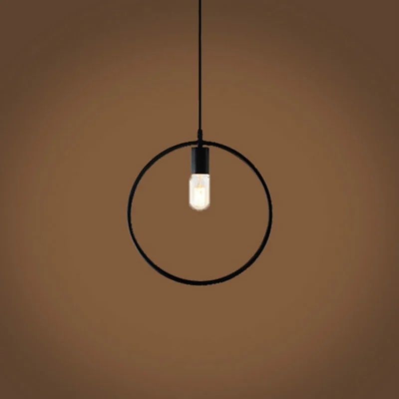 Коричневый Fashion Nordic Style Simplicity Geometric Iron Light Lamp Shade Chandelier Mental Lampshade Home Decor - Цвет корпуса: Коричневый