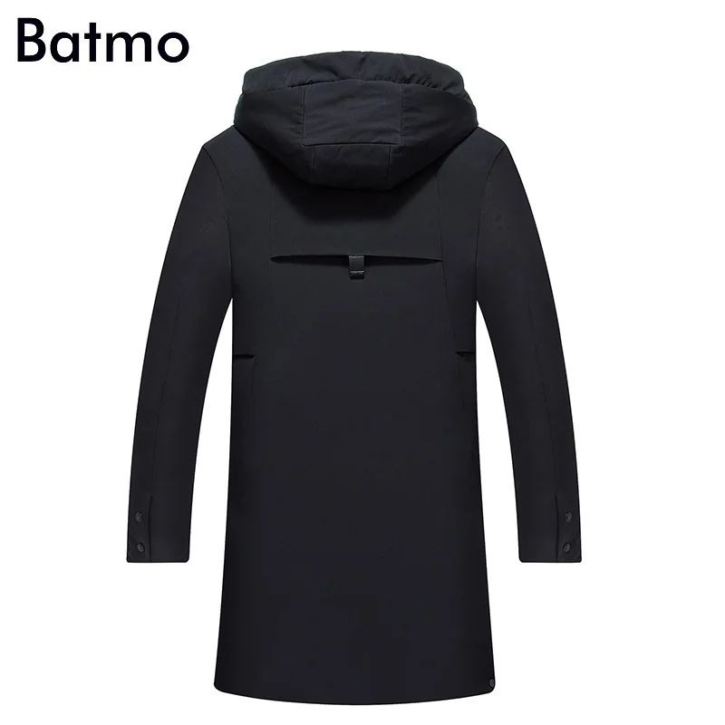 Batmo Новое поступление, высококачественные куртки с капюшоном на утином пуху, мужские зимние куртки, большие размеры M-4XL 18056