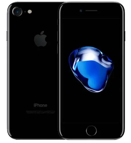 iphone 7 Jet Black Разблокированный Apple iPhone 7 четырехъядерный 4,7 дюймов 12,0 МП камера 4G LTE мобильный телефон отпечаток пальца Touch ID б/у телефон - Цвет: iphone 7 Jet Black