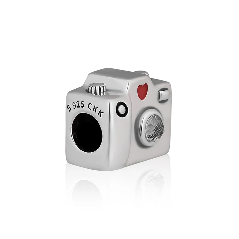 Подходит для Pandora Charms Bracelets Sentimental Snapshots Beads 100% Стерлинговое Серебро 925 пробы