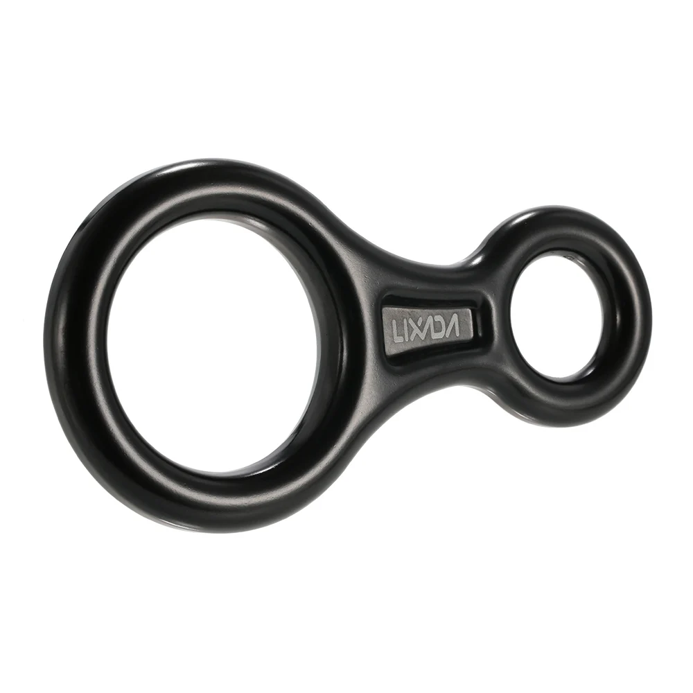 Lixada 35KN Rescue Рисунок 8 Descender открытый уплотнительное кольцо крюк страхующее