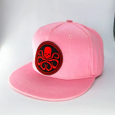 pink LDSLYJR осьминог животных вышивка хлопок бейсболка хип-хоп бейсболка с возможностью регулировки размера шапки для мужчин и женщин 215 - Цвет: pink