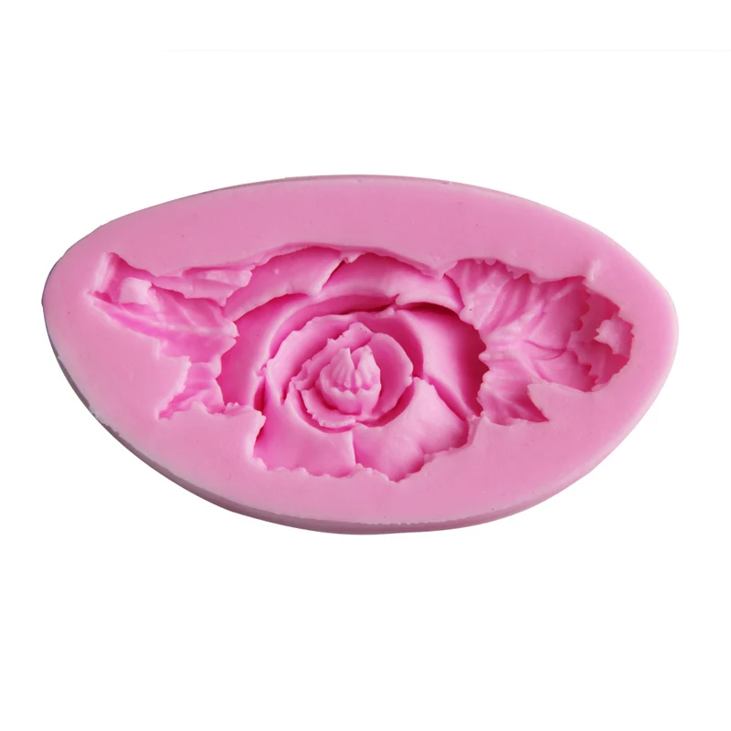 

Promotion!!! New Brand Rose Shape Silicone Fondant Cake Chocolate Mold Craft Decorating Tools Mould