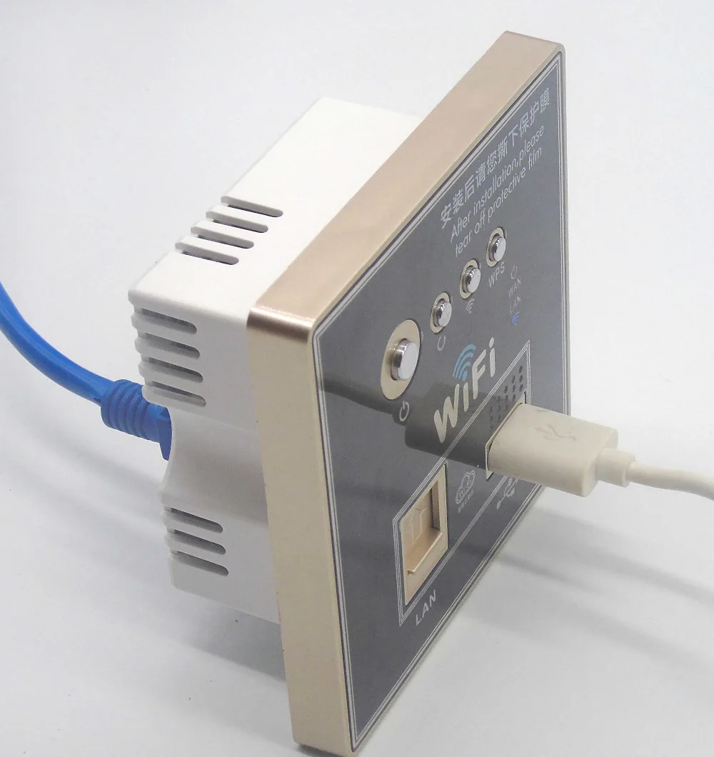 

Поддержка 12 в-48 в POE power настенный беспроводной AP маршрутизатор для номера в отеле