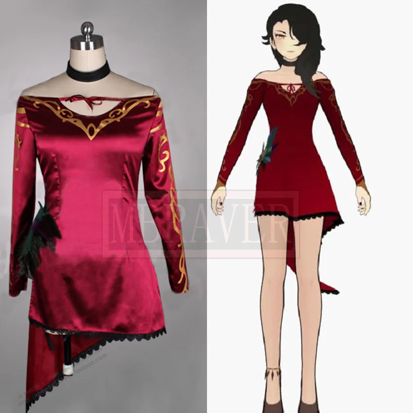 RWBY костюм антагониста Cinder осень косплей |