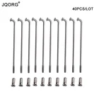 Спицы JQORG для электровелосипеда, диаметр 12 г, 2,6 мм, спицы для электровелосипеда из нержавеющей стали 304, Длина спиц для электровелосипеда регулируется