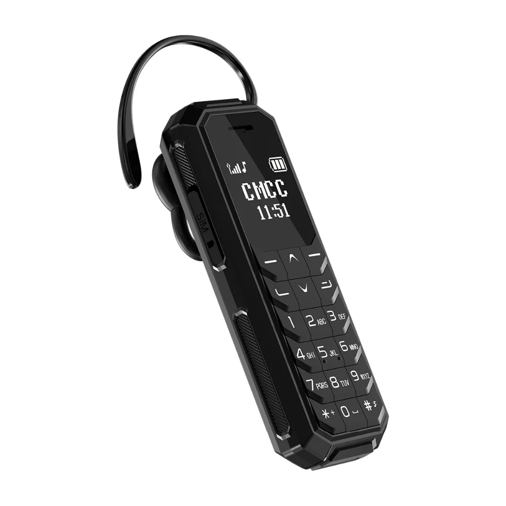 Мини bluetooth dialer мобильный телефон Fsmart KK1 KK2 0,66 дюймовый маленький экран Celular magic voice изменить мобильный телефон русская клавиатура