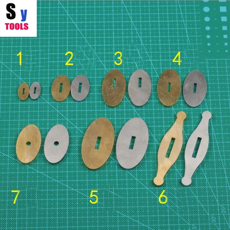 Защитная накладка на рукоятку ножа из латуни/нержавеющей стали 6 размеров|knife