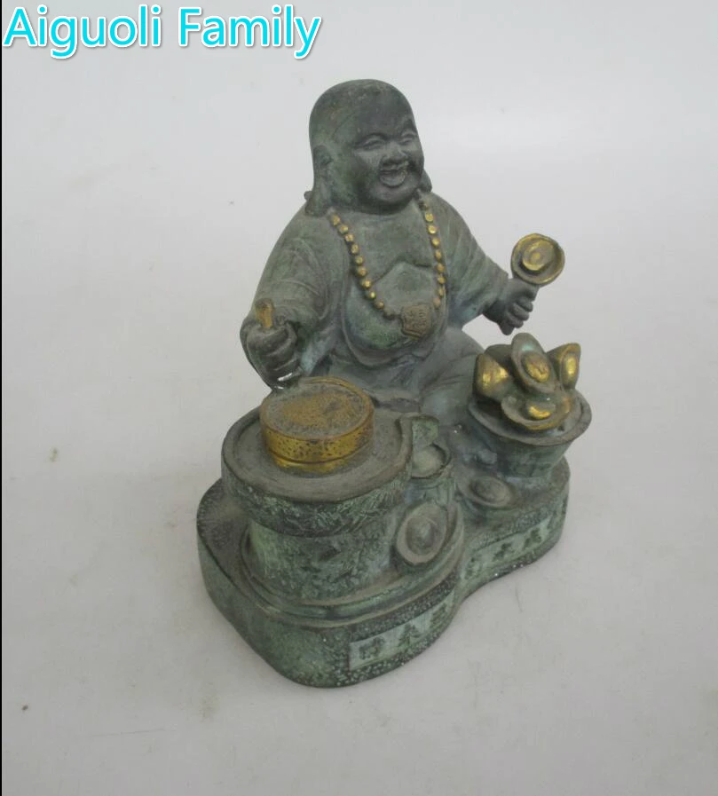 Коллекция китайская под старину бронзовая резная &quotShi Lai Yun Zhuan&quot скульптура