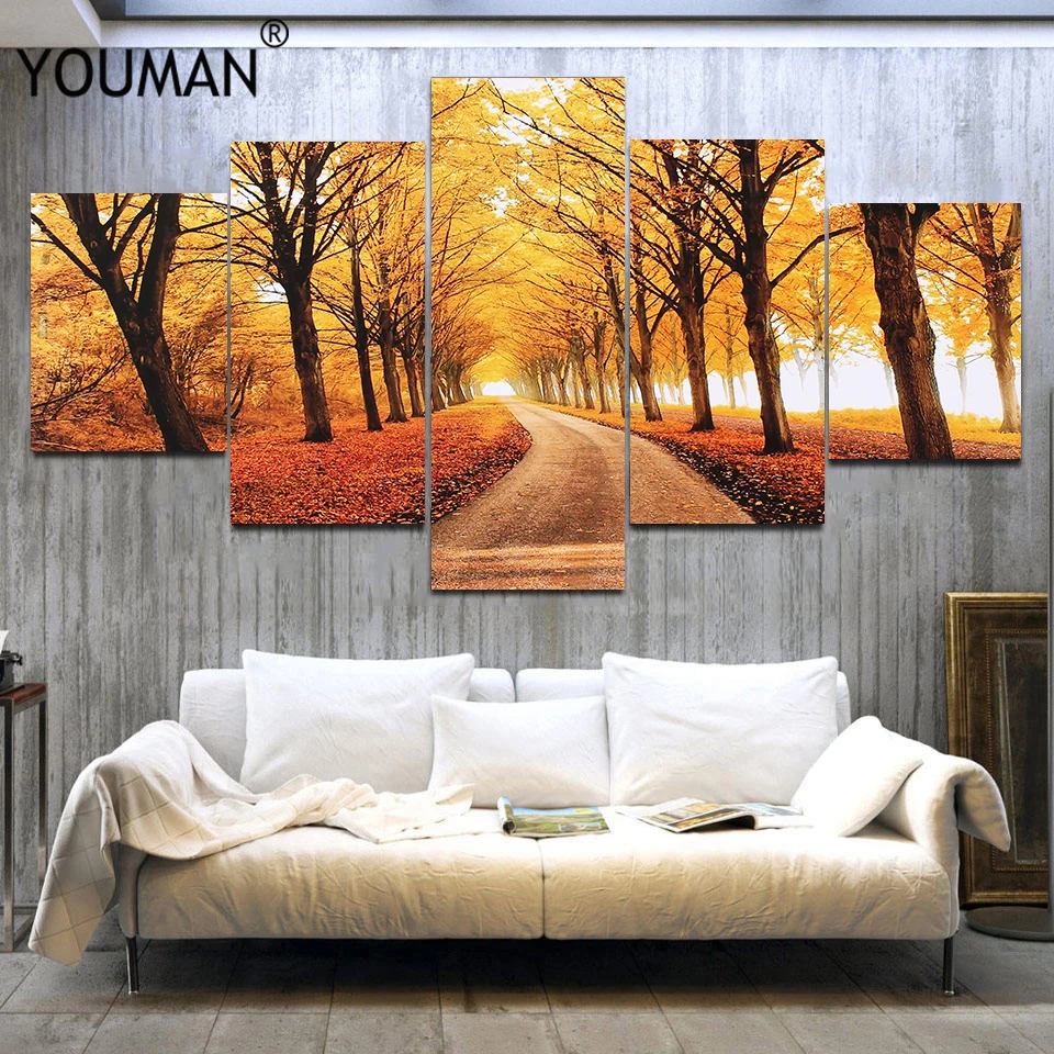 

Free Shipping Forest Landscape Wall Art Canvas Poster Print Canvas Painting Decorative For Office Room Home Decorative Poster