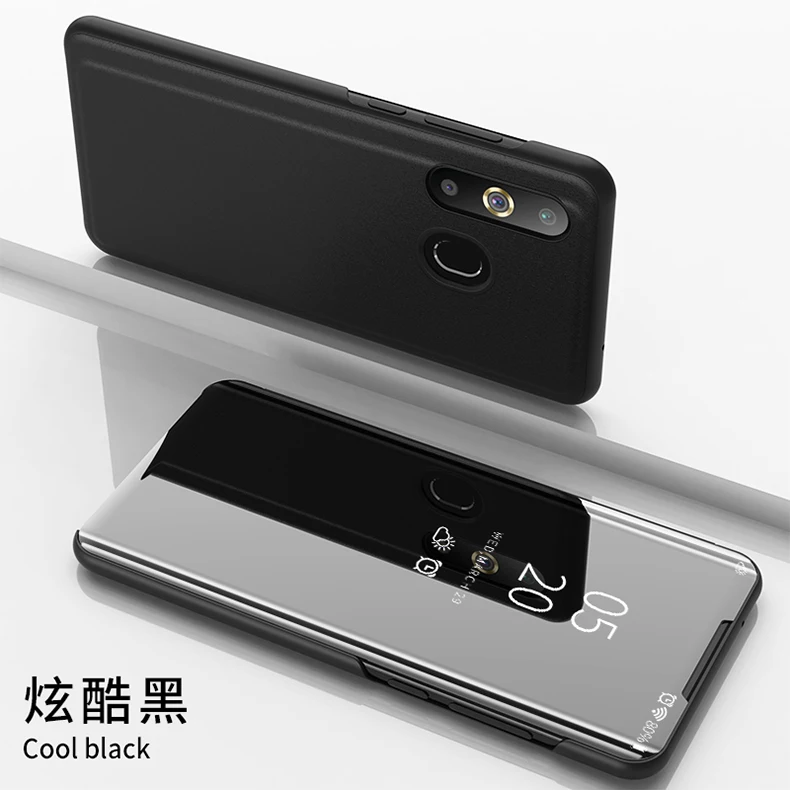 Для Samsung Galaxy A10 A20 A30 A40 A50 A70 A6s A8s A9s Smart Plated зеркальная поверхность флип полное