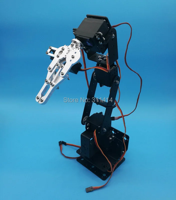1 комплект алюминиевый робот 6 DOF механический зажим коготь Набор для Arduino DIY