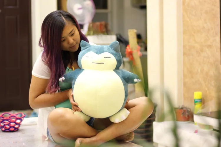 50 см 1 кг Большой Snorlax Kabigon Big Go плюшевая игрушка чучело Мягкая кукла