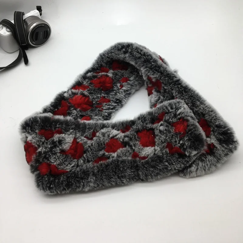 2017 Natural fur kintted scarf women`s scarfs winter real Rex rabbit new arrival shawl fashionable and hot sale TU120 |