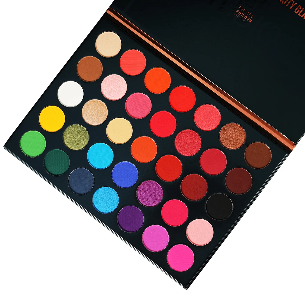 Beauty Glazed бренд блеск 35 цветов макияж тени для век Палитра водостойкие мерцающие