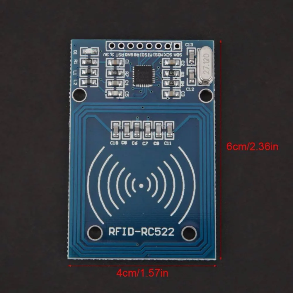MFRC-522 RC522 RFID RF IC считыватель карт сенсор Индуктивный модуль + S50 белая карта ключ
