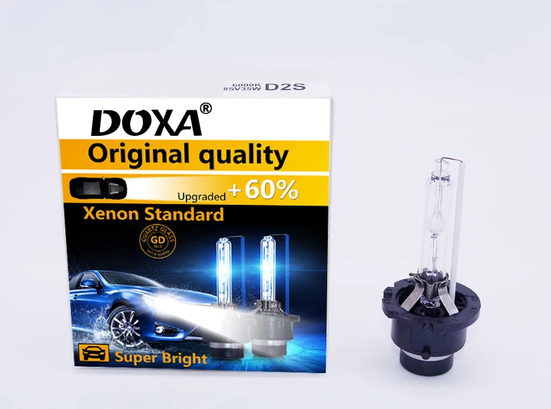 D2S высокое качество 2 шт./лот D2S 35W 12V авто HID D2S ксеноновая лампа D2S 4300K 6000K 8000K