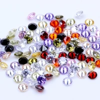 1000pcs aaaaa 0 8 4mm cz stone round cut beads mixed colors cubic zirconia synthetic gems for jewelry