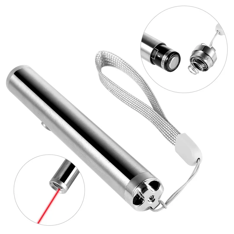 LEDGLE 2 шт./лот 2-в-1 лазерная указка игрушка для кошек многоцелевая обучающая