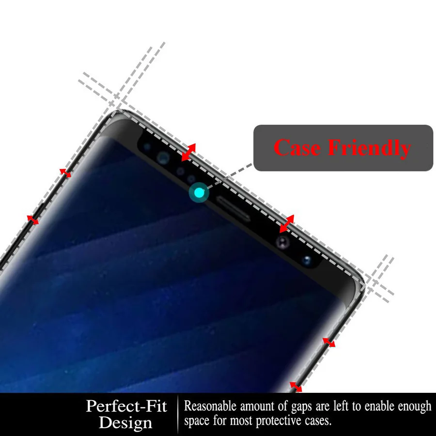3D полное клейкое закаленное стекло для SAMSUNG S10 Plus 5G защитный чехол Galaxy S9 + S8 Note 9 8 10