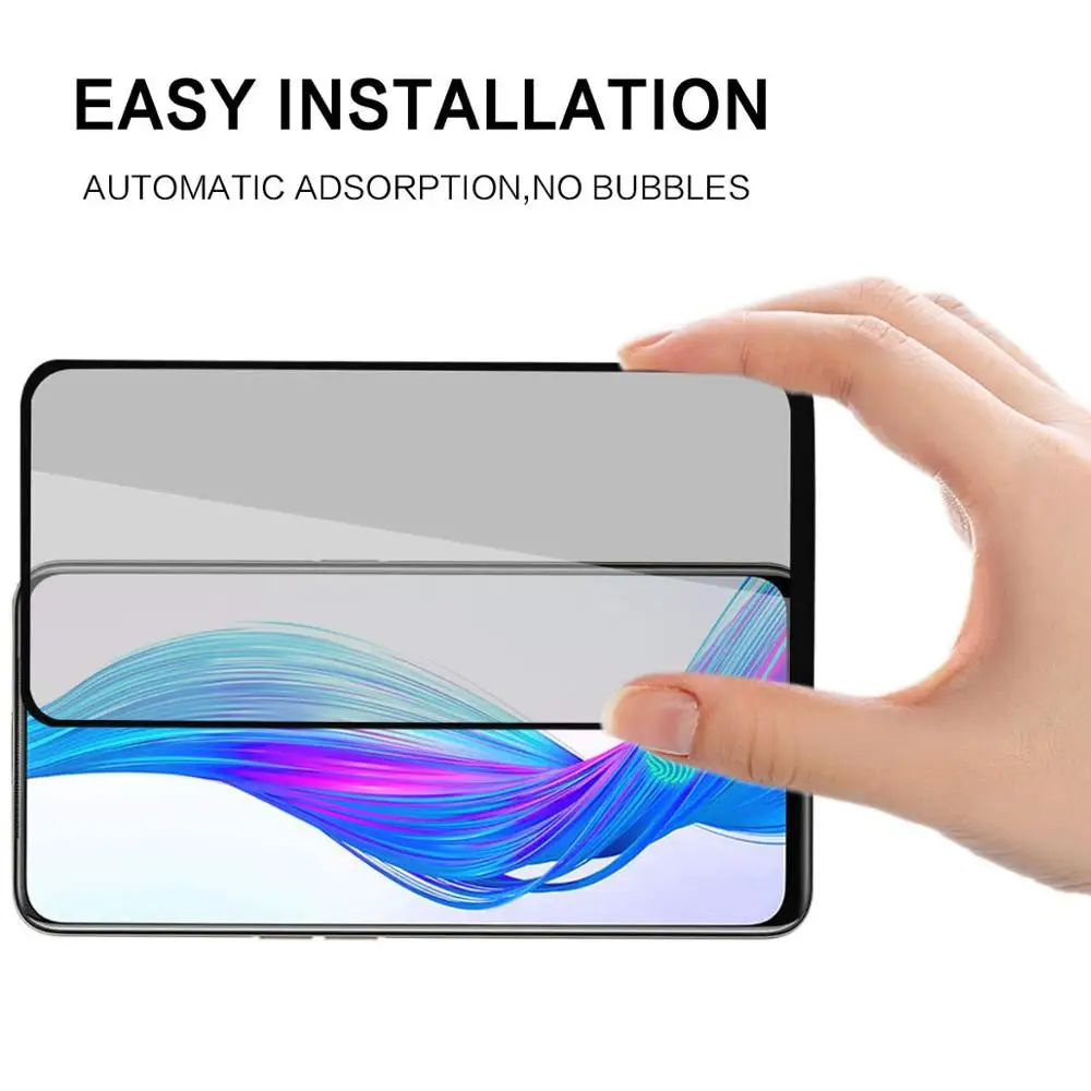 9D полное покрытие надежное закаленное стекло для OPPO Realme 1 2 3 Pro C1 анти шпионский
