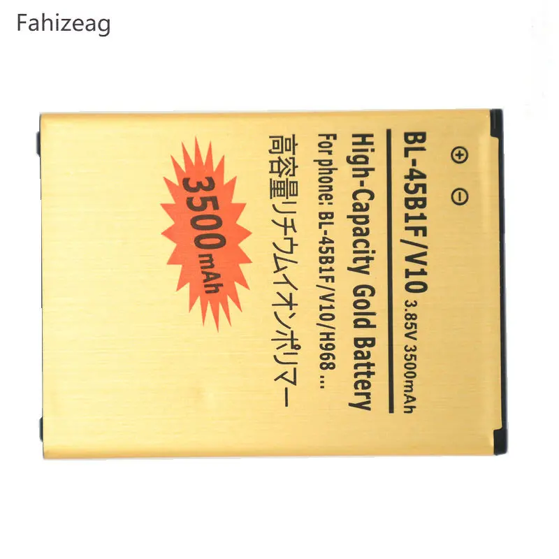 Fahizeag 3500 мАч BL-45B1F запасная батарея для LG V10 H968 H961N H900 H901 VS990 F600 F600L F600S F600K Bateria Batterij |