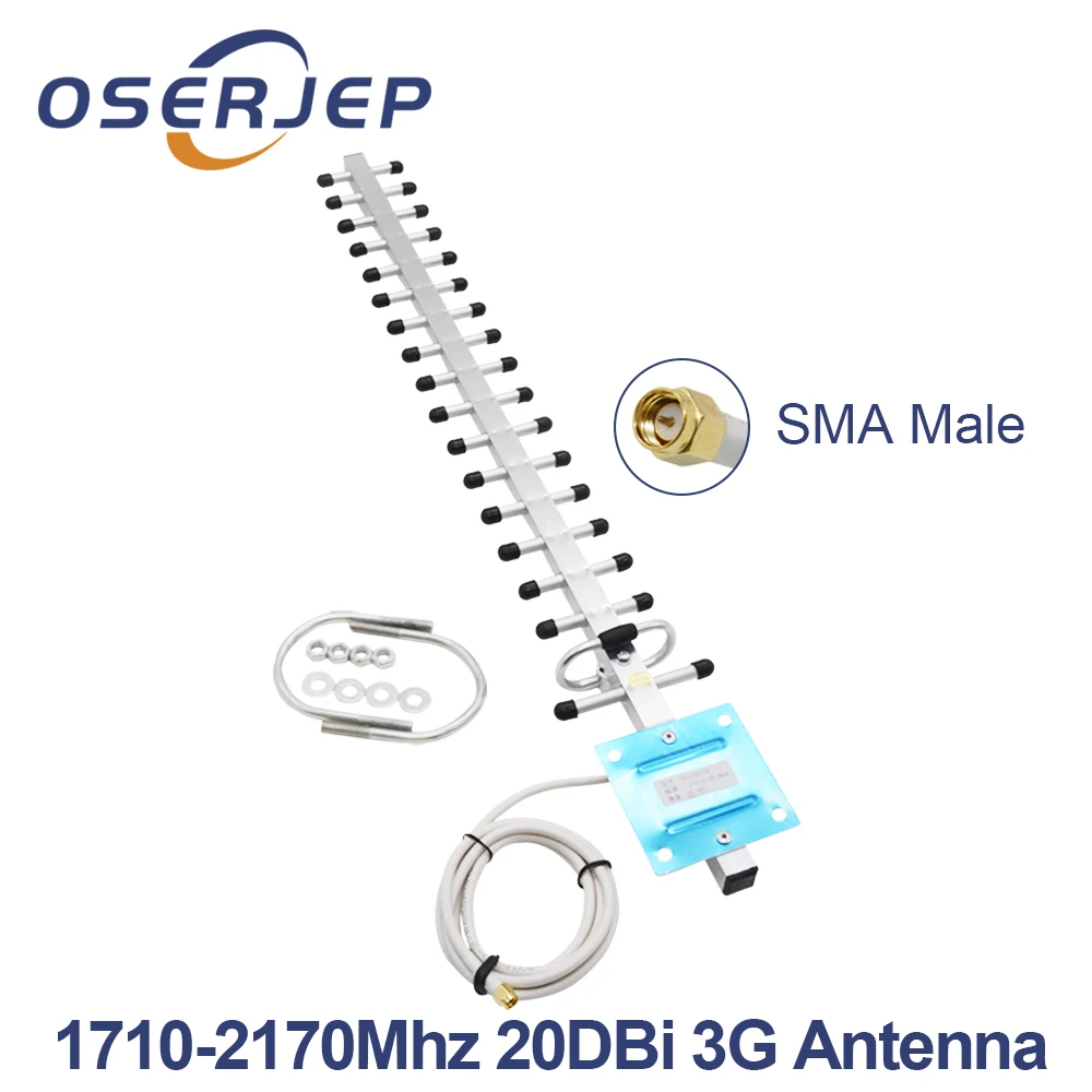 3g 4g 20dbi антенна 3g Yagi антенна 3g наружная антенна 4g Lte внешняя антенна Sma папа 1,5 м кабель для повторителя сигнала усилитель