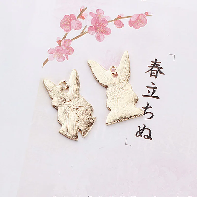DIY Jewelry Findings Alloy Hang Earings Bracelet Necklace Pendant Cartoon Noble Rabbit | Украшения и аксессуары