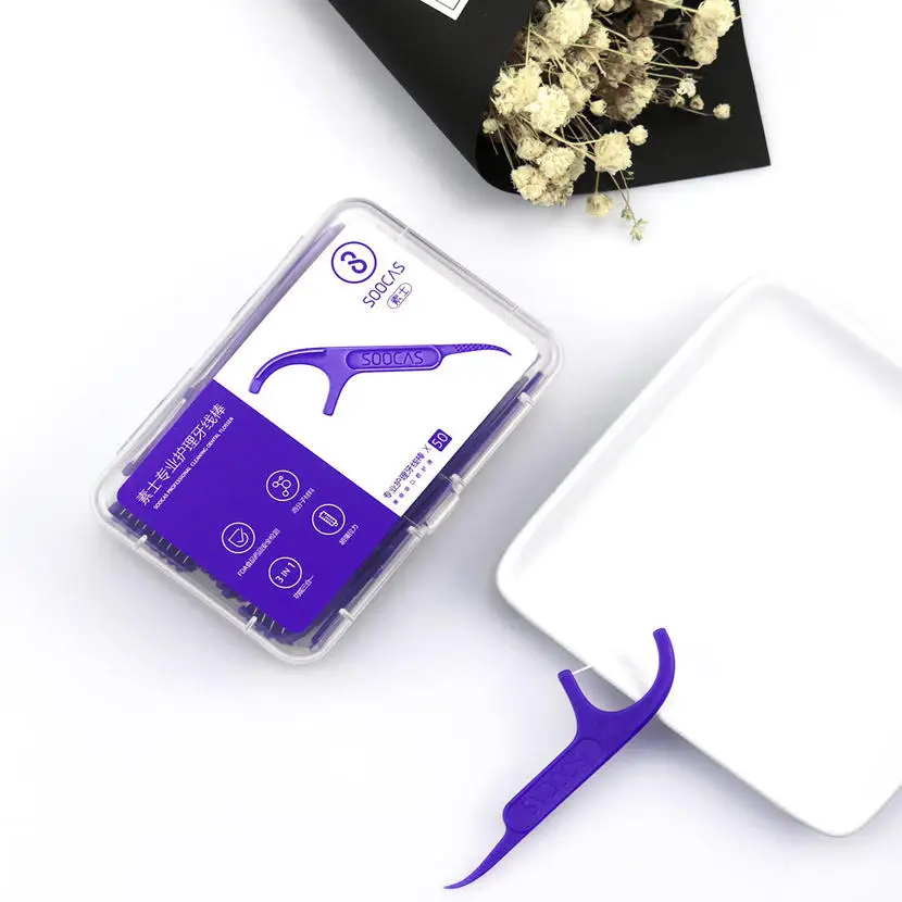 Xiaomi Soocas профессиональная зубная нить эргономичный дизайн FDA тестирование