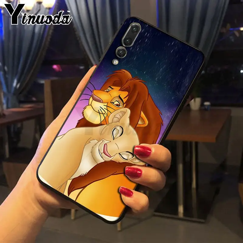 Yinuoda Hakuna Matata The Lion King черный мягкий чехол для телефона из ТПУ huawei p20 pro p20lite mate10pro nova 3i - Фото №1