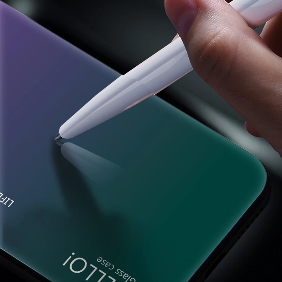 HOTSWEI чехол для Xiaomi Redmi 5 Plus новый градиентный цвет зеркало из закаленного стекла