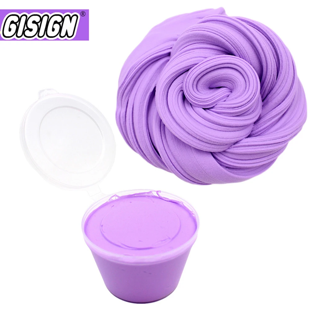 80ml Air Dry Plasticine Fluffy Slime Polymer Clay Supplies Super Light Soft Cotton Charms for Slime Kit Lizun Antistress Toys