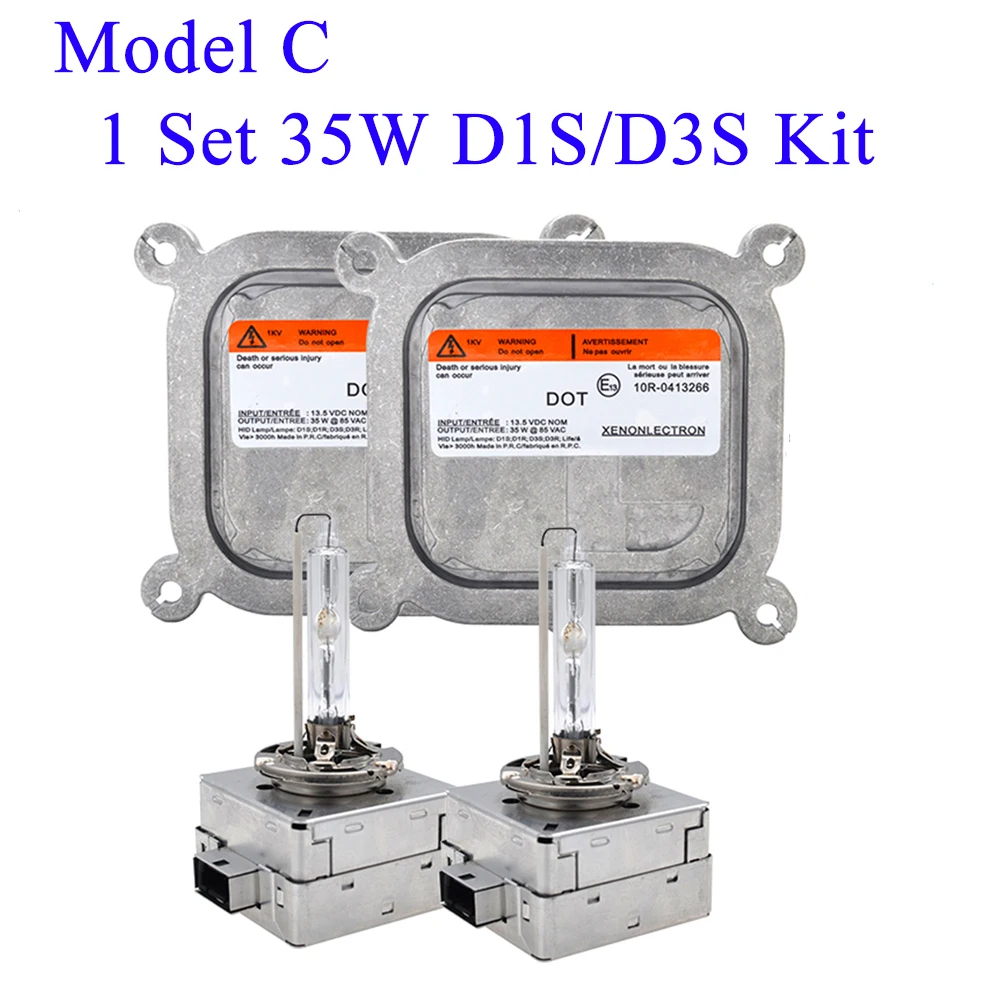 SKYJOYCE 35 вт HID комплект ксеноновых передних фар D1S D3S 4300K 5000K 6000K 8000K лампа балластный