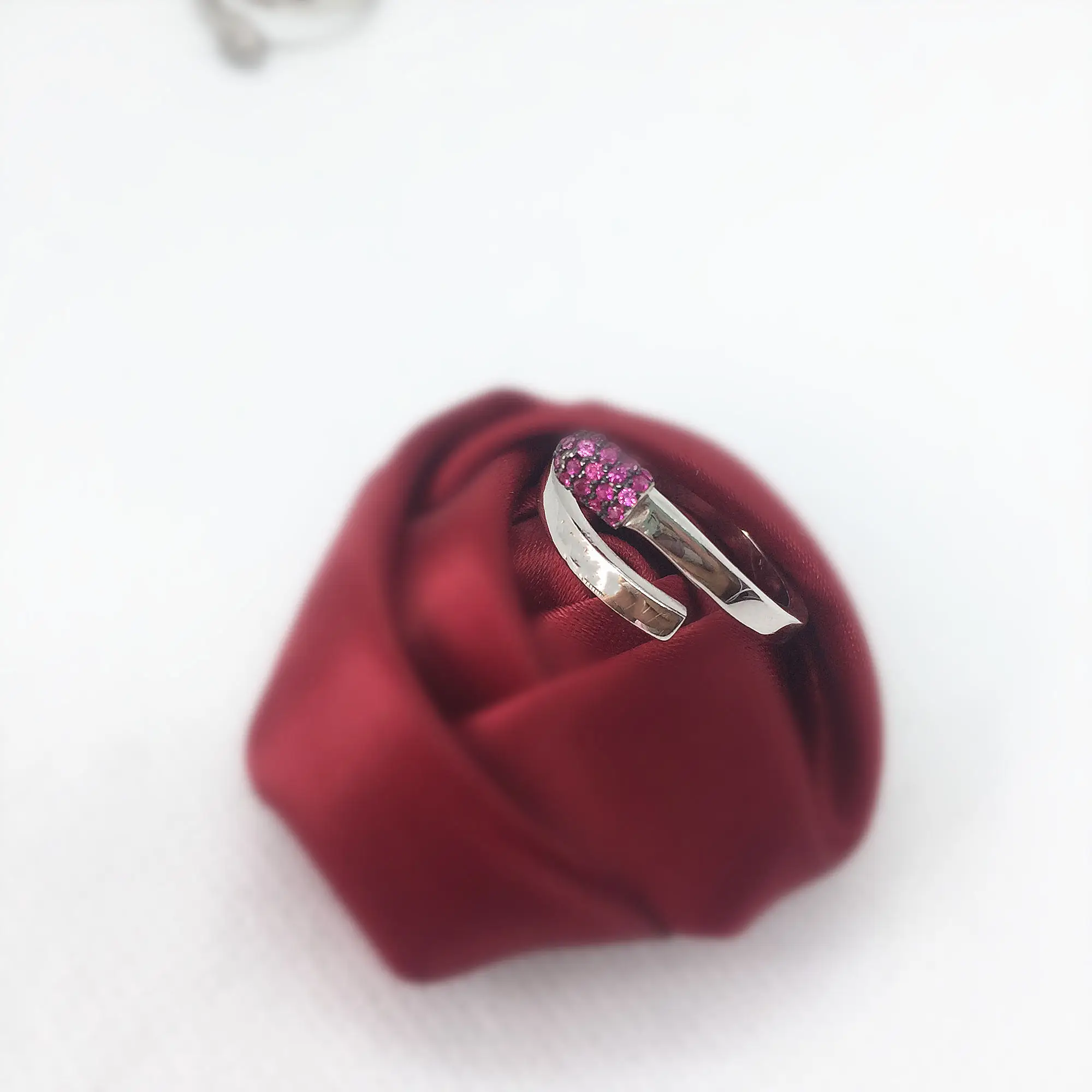 red Хит сезона, кольцо для матча, 925 пробы, серебряное кольцо, светильник Me Fire с красочным камнем, женские кольца, кольцо для матча - Цвет основного камня: red