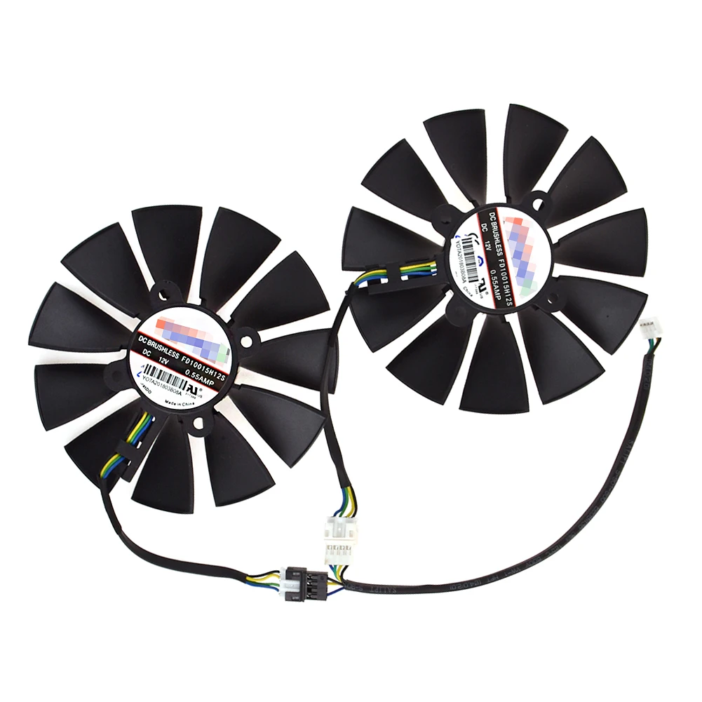 Альтернативный вентилятор для ASUS DUAL RX580 Graphics Fan RX470 / 570 GTX1080Ti 1070Ti|Кулеры и системы